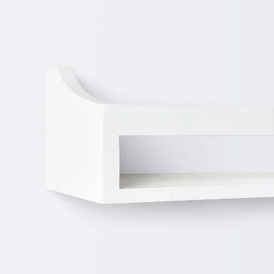 16" Slope Shelf - Cloud Island™ White 2 16" Slope Shelf - Cloud Island™ White - Image 2