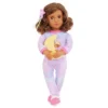 Our Generation Luna Posable 18" Slumber Party Doll & Storybook Set