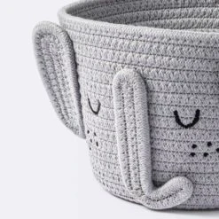 Coiled Rope Small Round Storage Basket - Elephant - Cloud Island™ 4 Coiled Rope Small Round Storage Basket - Elephant - Cloud Island™ -Selected Baby Products Store GUEST 19f28330 06e6 4c03 9714 b9d879280cda