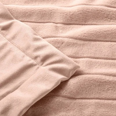 Faux Fur With Channel Craving Baby Blanket - Cloud Island™ - Pink 2 Faux Fur With Channel Craving Baby Blanket - Cloud Island™ - Pink - Image 2
