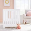 Polyester Rayon Jersey Fitted Crib Sheet - Cloud Island™ Pink Gingham