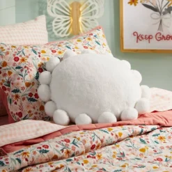 Floral Cotton Reversible Kids' Sham - Pillowfort™ -Selected Baby Products Store GUEST 6071b594 f4bc 44ef a74a 0d66fd04e217