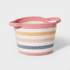 Striped Coiled Rope Kids' Storage Bin - Pillowfort™ 13 Striped Coiled Rope Kids' Storage Bin - Pillowfort™ -Selected Baby Products Store GUEST 69aa9ee9 051f 4555 86cb 500da444d1d4