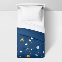 Space Cotton Kids' Comforter Set Navy - Pillowfort™ -Selected Baby Products Store GUEST 6e7cd98e 7a35 4efc bb11 21aa72a97033