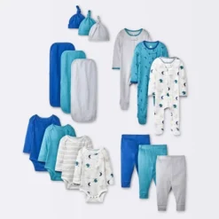 Baby Boys' 16pk Layette Gifting Bundle - Cloud Island™ Blue -Selected Baby Products Store GUEST 73b903eb 5896 453a aeb8 ee04930c2ca7