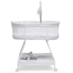 Delta Children Curve Bassinet - White And Gray -Selected Baby Products Store GUEST 7e769cb0 3c30 4933 9c4e f931c578d709