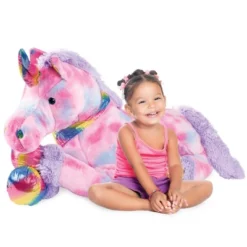 Best Choice Products 52in Kids Extra Large Plush Unicorn, Life-Size Stuffed Animal Toy W/ Rainbow Details -Selected Baby Products Store GUEST 87ae230f fb3b 43b7 a5d1 3f9b4ff300ad