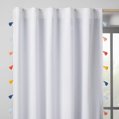 Blackout Tassel Kids' Curtain Panel - Pillowfort™ 1 Blackout Tassel Kids' Curtain Panel - Pillowfort™