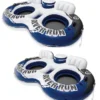 INTEX River Run II Water Tube Lounger W/ Cooler (2 Pack)
