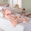Dinosaur Kids' Hooded Blanket Pink - Pillowfort™