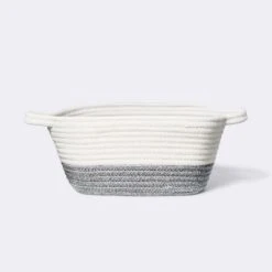 Square Coiled Rope Bin With Color Band - Cloud Island™ -Selected Baby Products Store GUEST 98ecb9e4 a743 413d 90b2 3c7410fd4153