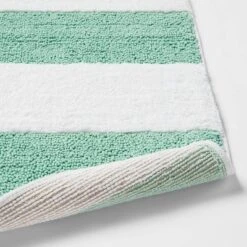 Rugby Striped Kids' Bath Rug Teal - Pillowfort™ -Selected Baby Products Store GUEST a9e6f774 c7ac 4f9b be70 54eb06fa0893