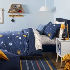 Space Cotton Kids' Comforter Set Navy - Pillowfort™ -Selected Baby Products Store GUEST bedd9c16 9802 4efb a548 f04f4288ffab