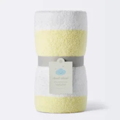 Chenille Stripe Baby Blanket - Yellow And White Stripes - Cloud Island™ -Selected Baby Products Store GUEST c49ed641 9886 476a 82b0 dc2fb9cdd6d2