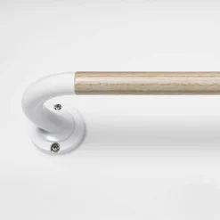 Blackout Kids' Curtain Rod Natural Wood/White - Pillowfort™ -Selected Baby Products Store GUEST c79cd4e8 6019 4b07 a1be 514978eec1d8