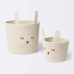 Coiled Rope Forest Animal Medium Round Storage Basket - Rabbit - Cloud Island™ -Selected Baby Products Store GUEST c93a41de 0032 48a6 9605 f8e891eac77f