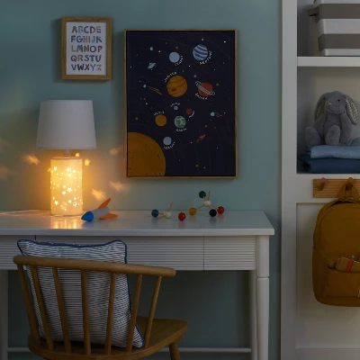 2-in-1 Starry Kids' Table Lamp White - Pillowfort™ 4 2-in-1 Starry Kids' Table Lamp White - Pillowfort™ - Image 4