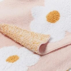 48"x58" Knit Kids' Throw Daisy Pink - Pillowfort™ -Selected Baby Products Store GUEST da9aee6f 17d4 447b a542 6d2a1cf15a57