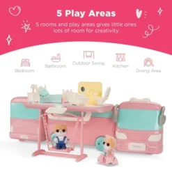 Best Choice Products Camper Van Playset Pretend Play Dollhouse Toy With 54 Accessories And Tiny Critters For Kids -Selected Baby Products Store GUEST e28539f6 704c 4c3a 9fde ed54dc58ddb1