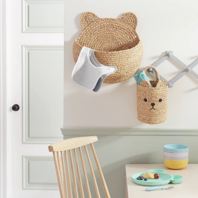 Hanging Wall Storage Basket - Cloud Island™ - Bear 1 Hanging Wall Storage Basket - Cloud Island™ - Bear