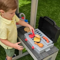 KidKraft Patio Party Wooden Outdoor Playhouse With Spinner Block Puzzle - 14pc -Selected Baby Products Store GUEST f524638d 9b2e 476b b3f3 fde708be24d5