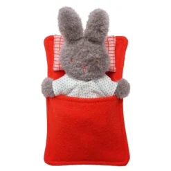Manhattan Toy Little Nook Berry Bunny Stuffed Animal With Removable Clothing, Sleeping Bag & Keepsake Box