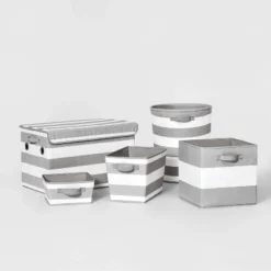 Canvas Striped Kids' Bin - Pillowfort™ -Selected Baby Products Store GUEST ffba7162 489f 4be4 93c1 6a1844d32cab